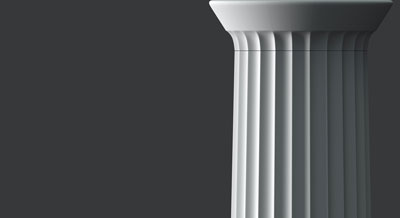 White pillar